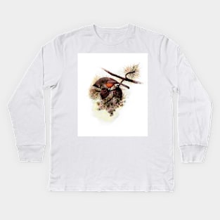 The Tufted Titmouse Kids Long Sleeve T-Shirt